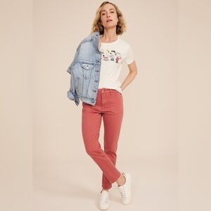 Maurice’s M Jeans High-Rise Slim Straight Ankle Jeans – Marsala – Size 10